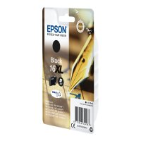 EPSON Cartouche noire serie 16X EPSON 16XL cartouche dencre noir haute capacité 12.9ml 500 pages 1-pack blister sans alarme EPSON Cartouche noire serie 16X EPSON 16XL cartouche dencre noir haute capacité 12.9ml 500 pages 1-pack blister sans alarme