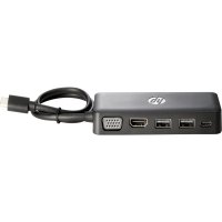 HP TRAVEL HUB - USB-C 2*USB 2.0 - VGA - HDMI RCP 0 +DEEE 0.01 EURO INCLUS HP TRAVEL HUB - USB-C 2*USB 2.0 - VGA - HDMI RCP 0 +DEEE 0.01 EURO INCLUS