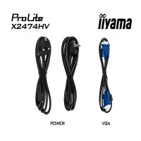IIYAMA PROLITE X2474HV-B1 24" LED FULL HD VGA IIYAMA PROLITE X2474HV-B1 24" LED FULL HD VGA