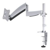 Le support de bureau NewStar, modèle FPMA-D950, s’incline, se tourne et pivote, il est adapté pour un écran plat jusqu’à 76.2 cm (30") (76 cm). Le support de bureau NewStar, modèle FPMA-D950, s’incline, se tourne et pivote, il est adapté pour un écran plat jusqu’à 76.2 cm (30") (76 cm).