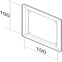 L'adaptateur VESA NewStar, modèle FPMA-VESA100 permet un montage VESA 75x75 ou 100x100 avec interface mm pour être utilisé. Idéal lorsque l'écran plat nécessite un VESA différent pour etre monter sur mur, bureau ou au plafond. L'adaptateur VESA NewStar, modèle FPMA-VESA100 permet un montage VESA 75x75 ou 100x100 avec interface mm pour être utilisé. Idéal lorsque l'écran plat nécessite un VESA différent pour etre monter sur mur, bureau ou au plafond.