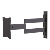 Le support mural NewStar, modèle FPMA-W830BLACK est un support mural avec inclinaison et pivot pour écrans jusqu’à 68.58 cm (27") (69 cm). Le support mural NewStar, modèle FPMA-W830BLACK est un support mural avec inclinaison et pivot pour écrans jusqu’à 68.58 cm (27") (69 cm).