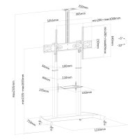 NEWSTAR PLASMA-M1950E PIED POUR ECRAN PLASMA 60"-100" NEWSTAR PLASMA-M1950E PIED POUR ECRAN PLASMA 60"-100"