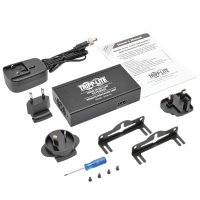 Prolongateur actif HDMI sur Cat5/6, Répéteur de type boîtier, Vidéo et Audio, 1080p @ 60 Hz, Alimentation électrique internationale, Jusqu'à 175 pi. Prolongateur actif HDMI sur Cat5/6, Répéteur de type boîtier, Vidéo et Audio, 1080p @ 60 Hz, Alimentation électrique internationale, Jusqu'à 175 pi.