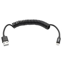 Cable USB Iphone spirale Nhite Lightning Cable USB Iphone spirale Nhite Lightning