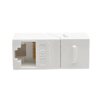 Cat6aCoupler White RJ45 F/F Cat6aCoupler White RJ45 F/F