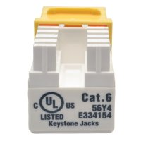 Cat6/Cat5e 110 Style Punch Down Keyston Cat6/Cat5e 110 Style Punch Down Keyston