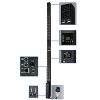 PDU commuté monophasé 7,4 kW, prises 230V (20 C13, 4 C19), IEC309 32 A bleu, cordon 10 ft (3 m), vertical 0U, conforme TAA PDU commuté monophasé 7,4 kW, prises 230V (20 C13, 4 C19), IEC309 32 A bleu, cordon 10 ft (3 m), vertical 0U, conforme TAA