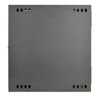 Armoire rack à montage mural, profondeur de commutateur et profil compact 10U SmartRack, charnières dorsales Armoire rack à montage mural, profondeur de commutateur et profil compact 10U SmartRack, charnières dorsales