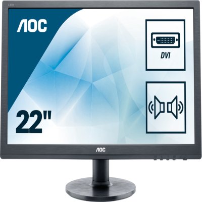 Ecran AOC Professional e2260sda VGA/DVI + HP - 22''
