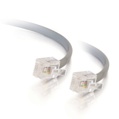 Cbl/10m RJ11 6P4C Straight Modular Cable