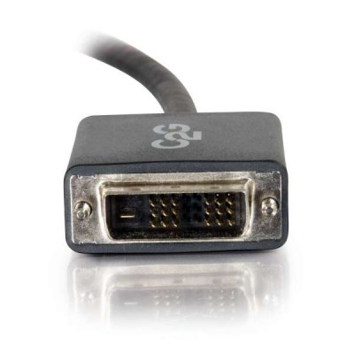 Câble adaptateur DisplayPort mâle vers DVI-D mâle à liaison simple de 2 M - Noir Câble adaptateur DisplayPort mâle vers DVI-D mâle à liaison simple de 2 M - Noir