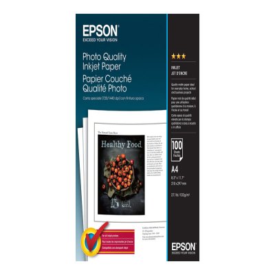 EPSON PAPIER COUCHE A4 QUALITE EPSON S041061 Matte photo papier inkjet 102g/m2 A4 100 feuilles pack de 1