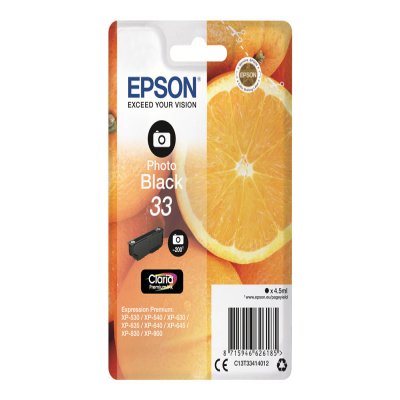 EPSON Cartouche Oranges Claria N Photo EPSON Cartouche Oranges Encre Claria Premium Noir Photo