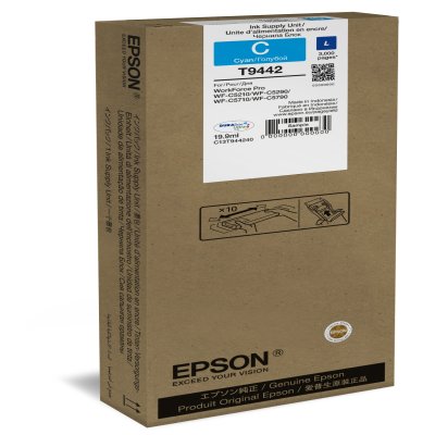 EPSON WF-C5xxx Ink Cart. L Cyan 3000s EPSON WF-C5xxx Series Ink Cartridge L Cyan 3000s EPSON WF-C5xxx Ink Cart. L Cyan 3000s EPSON WF-C5xxx Series Ink Cartridge L Cyan 3000s
