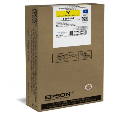 EPSON WF-C5xxx Ink Cart. L Yellow 3000s EPSON WF-C5xxx Series Ink Cartridge L Yellow 3000s EPSON WF-C5xxx Ink Cart. L Yellow 3000s EPSON WF-C5xxx Series Ink Cartridge L Yellow 3000s
