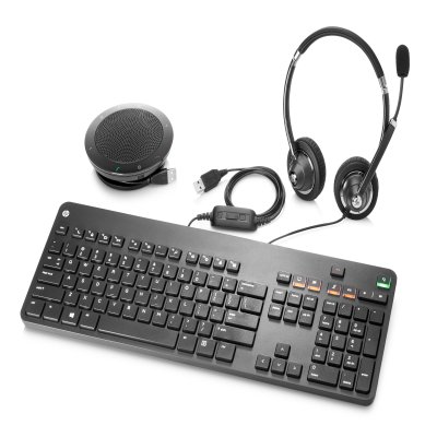 HP UC Wired Headset Casque sur-oreille filaire pour HP t628; EliteBook 1050 G1, 83 Poids Brut: 0,28 Kg HP UC Wired Headset Casque sur-oreille filaire pour HP t628; EliteBook 1050 G1, 83 Poids Brut: 0,28 Kg