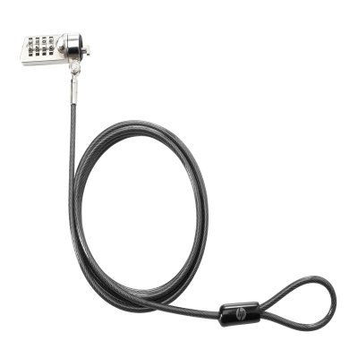 HP ESSENTIAL COMBINATION LOCK CABLE DE SECURITE A CODE