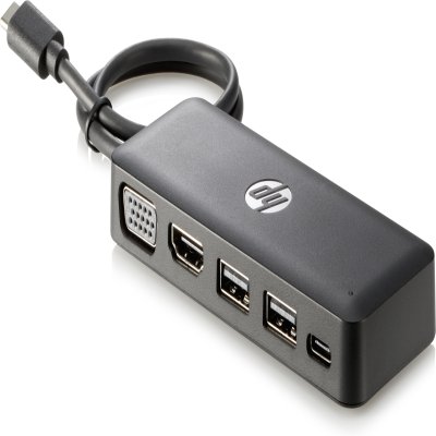 HP TRAVEL HUB - USB-C 2*USB 2.0 - VGA - HDMI RCP 0 +DEEE 0.01 EURO INCLUS HP TRAVEL HUB - USB-C 2*USB 2.0 - VGA - HDMI RCP 0 +DEEE 0.01 EURO INCLUS