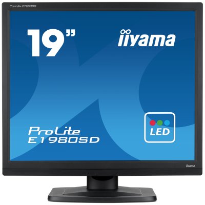 ECRAN IIYAMA PROLITE E1980SD-B1 LED 19" - 1280X1024 MULTIMEDIA DVI/VGA RCP 0 +DEEE 1.42 EURO INCLUS