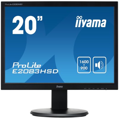 ECRAN IIYAMA PROLITE E2083HSD-1 20" - 1600 X 900 - 1000:1 - 5 MS 250 CD/M2 - HAUT PARLEUR - DVI/VGA RCP 0.00 +DEEE 1.42 EURO INCLUS ECRAN IIYAMA PROLITE E2083HSD-1 20" - 1600 X 900 - 1000:1 - 5 MS 250 CD/M2 - HAUT PARLEUR - DVI/VGA RCP 0.00 +DEEE 1.42 EURO INCLUS