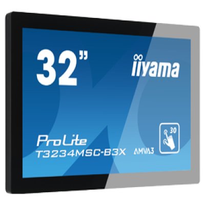 80.01 cm (31.5") (80 cm), AMVA LED-backlit, Full HD, 1920 x 1080, 16:9, 3000:1, 0.364 x 0.364 mm, 6.5 ms, 405 cd/m², 178°/ 178°, VGA, DVI-D, RS 232C, USB, 2 x 8 W