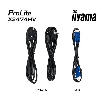 IIYAMA PROLITE X2474HV-B1 24" LED FULL HD VGA IIYAMA PROLITE X2474HV-B1 24" LED FULL HD VGA