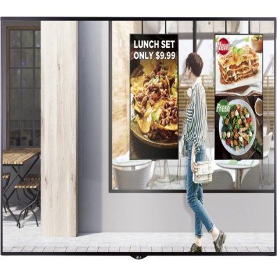 LG 49XS2E affichage de messages Panneau plat de signalisation numérique 124,5 cm (49") LED Full HD Noir Web OS