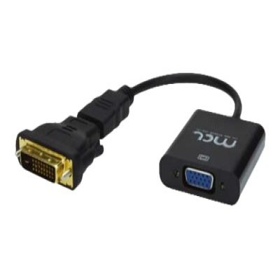 MCL Adaptateur convertisseur DVI-D MCL Adaptateur convertisseur DVI-D - HDMI / VGA - 25 cm MCL Adaptateur convertisseur DVI-D MCL Adaptateur convertisseur DVI-D - HDMI / VGA - 25 cm