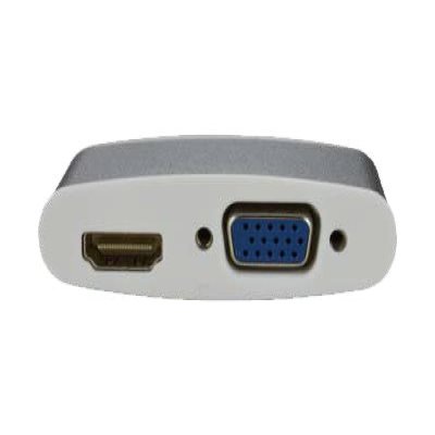 MCL Adaptateur en cable Mini DisplayPort MCL Adaptateur en cable Mini DisplayPort male / 1 xHDMI + 1 xVGA femelle MCL Adaptateur en cable Mini DisplayPort MCL Adaptateur en cable Mini DisplayPort male / 1 xHDMI + 1 xVGA femelle