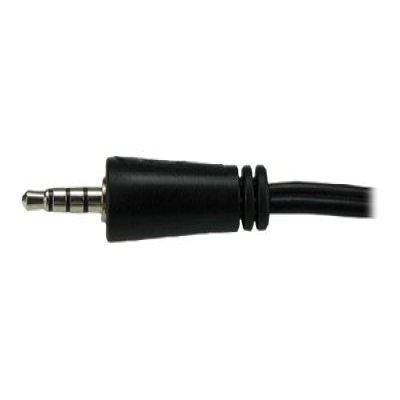 MCL Adaptateur audio jack 3.5mm MCL Adaptateur audio jack 3.5mm 4 contacts pour micro et casque - 20cm MCL Adaptateur audio jack 3.5mm MCL Adaptateur audio jack 3.5mm 4 contacts pour micro et casque - 20cm