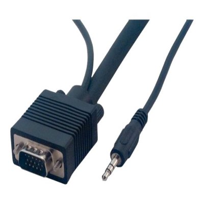 MCL - Cable SVGA + Jack 3.5mm male MCL - Cable SVGA + Jack 3.5mm male / male - 3m MCL - Cable SVGA + Jack 3.5mm male MCL - Cable SVGA + Jack 3.5mm male / male - 3m