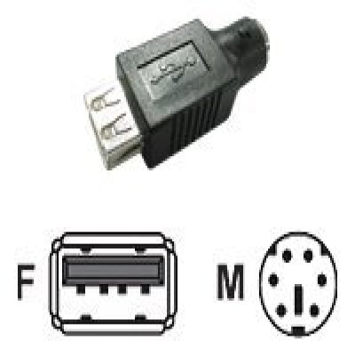 MCL - Changeur de genre USB A femelle MCL - Changeur de genre USB A femelle / mini din 6 male MCL - Changeur de genre USB A femelle MCL - Changeur de genre USB A femelle / mini din 6 male