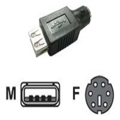 MCL - Changeur de genre USB A male MCL - Changeur de genre USB A male / mini din 6 femelle MCL - Changeur de genre USB A male MCL - Changeur de genre USB A male / mini din 6 femelle