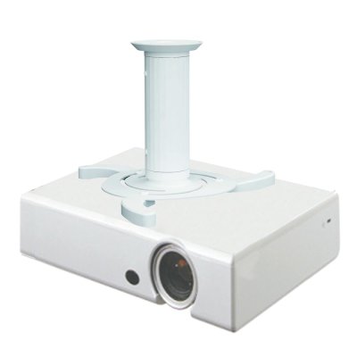Ce support plafond pour projecteur NewStar universel, modèle BEAMER-C80WHITE, vous permet de monter un projecteur/beamer au plafond.