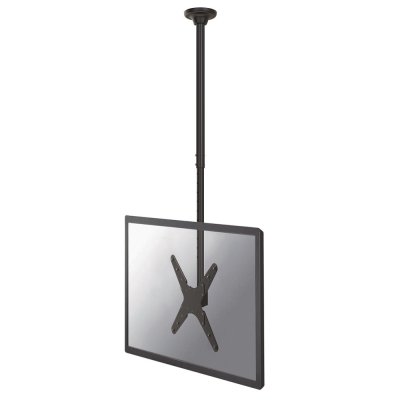 Le support plafond NewStar, modèle FPMA-C340BLACK est un support plafond inclinable et pivotant pour les écrans plats jusqu'à 190.5 cm (75") .
