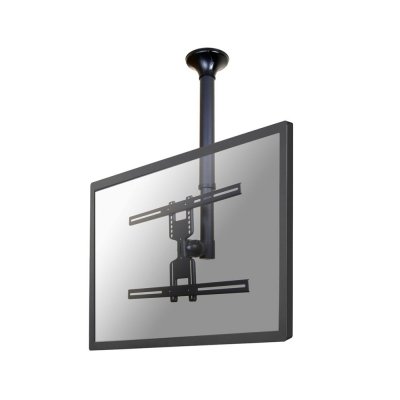 Le support plafond NewStar, modèle FPMA-C400BLACK, est un support plafond inclinable et pivotant pour les écrans plats jusqu'à 152.4 cm (60") (152 cm).