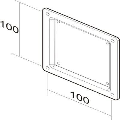 L'adaptateur VESA NewStar, modèle FPMA-VESA100 permet un montage VESA 75x75 ou 100x100 avec interface mm pour être utilisé. Idéal lorsque l'écran plat nécessite un VESA différent pour etre monter sur mur, bureau ou au plafond.