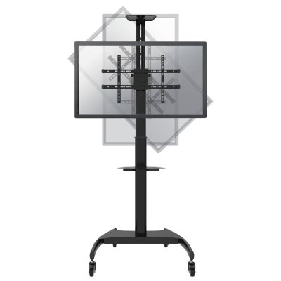 SUPPORT MOBILE A ROULETTES NEWSTAR POUR ECRANS 37" A 70" REGLABLE EN HAUTEUR ET ORIENTABLE PLASMA-M1900E