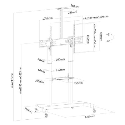 NEWSTAR PLASMA-M1950E PIED POUR ECRAN PLASMA 60"-100" NEWSTAR PLASMA-M1950E PIED POUR ECRAN PLASMA 60"-100"