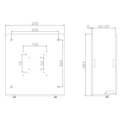 Le support pour client léger NewStar, modèle THINCLIENT-200, permet de monter un poste de travail tout simplement à un bras de moniteur. Le support pour client léger NewStar, modèle THINCLIENT-200, permet de monter un poste de travail tout simplement à un bras de moniteur.