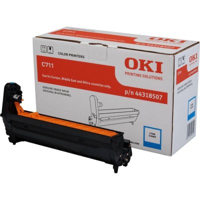 OKI C600-700 Tambour cyan OKI C711 cartouche de tambour cyan capacité standard 20.000 pages pack de 1