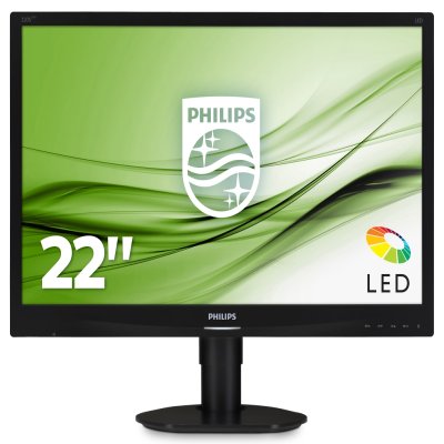 ECRAN LED 22'' 1680X1050 250CD/M3 1000:1 5MS DVD-D VGA DISPLAYPORT PHILIPS