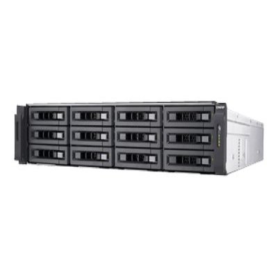 QNAP TS-EC1280U-E3-4GE-R2 Rack 12Bay QNAP TS-EC1280U-E3-4GE-R2 Rack 12Bay Xeon E3-1200 v3 4GB ECC RAM &lpar;max&period; 32GB RAM&rpar; LAN-10G2SF-MLX 40G ready ohne Railkit