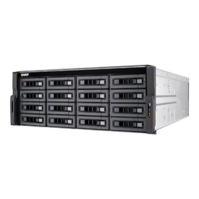 QNAP TS-EC1680U-E3-4GE-R2 Rack 16Bay QNAP TS-EC1680U-E3-4GE-R2 Rack 16Bay Xeon E3-1200 v3 4GB ECC RAM &lpar;max&period; 32GB RAM&rpar; LAN-10G2SF-MLX 40G ready ohne Railkit