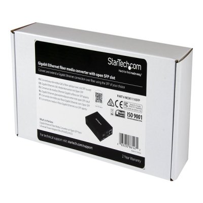 Fiber Media Converter with Open SFP Slot Fiber Media Converter with Open SFP Slot