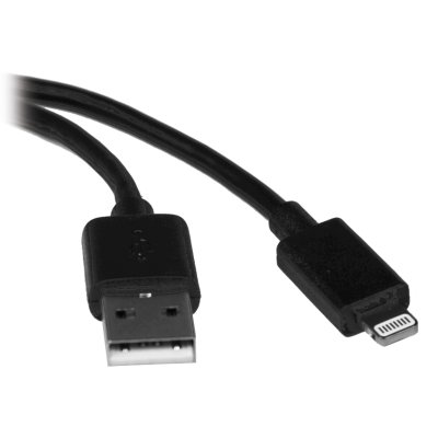 Cable iPad Iphone 1 m Black Lightning