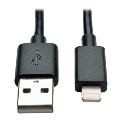 Cable USB Iphone 6 Noir - 30cm