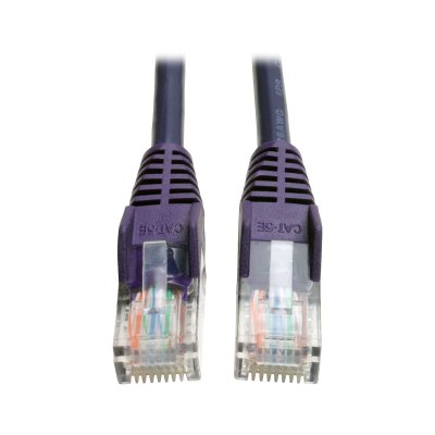 Cable Cat5e RJ45 Snagless-M&sol;M Purple 3m