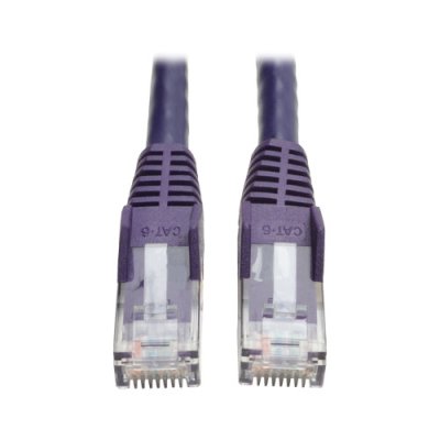 Cat6 Cable RJ45 M&sol;M Purple 7ft